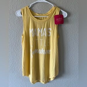 NWT Isabel Maternity Mama’s Little Sunshine Tank Top | Yellow | S |